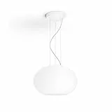 Philips Hue White and Color Ambiance Flourish, Lampada a Sospensione Smart, Bluetooh, 31 W, Bianco