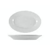 Saturnia, set 15 piatti ovali Tivoli in porcellana cm 25x17 H 3,2 2083300-01001027 bianco