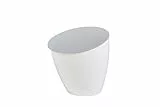 Mepal - Cestino per Rifiuti Organici Calypso - Piccolo Contenitore per Rifiuti con Coperchio - Ideale per l'Organizzazione della Cucina - Lavabile in Lavastoviglie - 2200 ml - White
