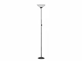 Reality Leuchten Beleuchtung Moderna lampada da soffitto a LED, 1 luce, in metallo, argento/titanio, paralume bianco, altezza 180 cm