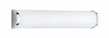 Trio Leuchten Trio 2803031-06 Applique da Bagno, 40.5x6 cm, Nickel Opaco