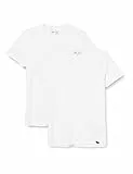 Lee Twin Pack Crew T-Shirt, Bianco, M (Pacco da 2) Uomo