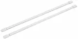 Riel Chyc 5431250 Porta tende ovale allungabile bianco 30-50 cm. (2 pezzi)