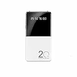 Caricabatterie Portatile, 20000mAh Slim Power Bank Batteria Esterna Powerbank per Cellulari e Tablet - Regalo