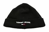 Tommy Jeans TJW Sport Beanie Berretto, Black, Taglia Unica Donna