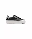Calvin Klein Jeans Vulc Flatform Laceup Nuovo Refl Wn, Sneaker Vulcanizzata Donna, Nero Riflettente, 38 EU