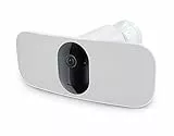 Arlo Floodlight Telecamera Wi-Fi Esterno Senza Fili, 2K HDR, 160° Visione Notturna, Faretto e Allarme integrati, Rilevamento Movimento, Audio Bidirezionale, 90 Giorni Arlo Secure Inclusi, Bianca