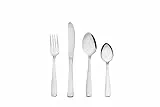 Otto Koning - Hannover - Set di posate 16 pezzi, in acciaio inox - lucidatura brillante, perfetto per l'uso quotidiano. Un set di posate per 4 persone dal design semplice.