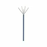 Goobay 96092 CAT 6a Cavo di Rete Matassa, U/UTP, Blu, 50 m Lunghezza del Cavo