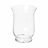Vaso per candele in vetro H15cm