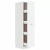 vidaXL Armadietto da Farmacia Bianco 30x42,5x150 cm Truciolato