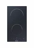 Candy CID 30/G3 Piano Cottura a Induzione, 2 Fuochi, 3500 W, Comandi Touch, Timer Elettronico, Vetroceramica, Blocco Sicurezza, 28,8x52x5,6 cm, ‎Nero