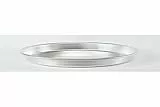 Pentole Agnelli Pasticceria Teglia Tonda Pesante per Pizza, Alluminio, 50 cm