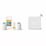 tado° Wifi Kit Base V3+ – Termostato smart digitale, incl. 2 valvole termostatiche wireless & Sensore di Temperatura Wireless – Accessorio aggiuntivo per valvole termostatiche wifi di tado°