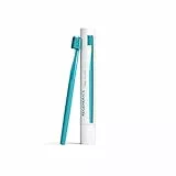 Regenerate Spazzolino da denti turchese disegnato da Piero Lissoni - Setole Ultra Morbide - Plastica riciclata – Antibatterico