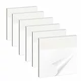 300 pezzi Foglietti Adesivi Trasparenti, Brencco Blocchetti Memo Adesivi, Sticky Notes Set Riutilizzabile 【Impermeabile】, Blocco Note Adesive per Casa/Scuola/Ufficio/ PET (75 x 75 mm)