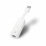 TP-Link UE300 Adattatore da USB 3.0 a Gigabit Ethernet, Porta USB 3.0 e RJ45 10/100/1000 Mbps, Design Pieghevole e Portatile, Plug & Play, Windows 11/10, MAC OS, Chrome OS, Linux OS