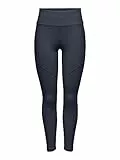 Only Onpjana-2 HW Train Collant Noos Leggings Sportivi, Blu Notte, S Donna