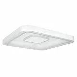 LEDVANCE Apparecchio ORBIS STELLA SMART+ WiFi, 48x48cm, plafoniera LED dimmerabile per interni, 32W, temperatura colore 2700 - 6500K, 3250 lumen, modulo 2 LED RGB, design quadrato, bianco