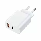 MEROM 20W Caricatore da Muro USB A e C Compatibile Caricabatterie PD 3.0 e QC 3.0 / QC 2.0 per i Phone 15 14 13 12 Pro Max Plus Xiaomi Huawei Samsung ios Android Caricabatteria Alimentatore