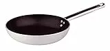 Pentole Agnelli Platinum Padella Svasata Bassa, Acciaio Inossidabile, Argento, 28 cm