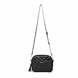 Miss Lulu Donna Borsa con tracolla rimovibile e regolabile Satchel Borse Messenger, pelle sintetica, struttura a maglia a forma di V, decorazione con nappe, classica