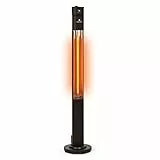 Klarstein Stufa Elettrica Basso Consumo, Colonnina Elettrica per Interno ed Esterno 2000W, Termosifone Elettrico, Pannello Radiante Infrarossi, Stufetta Elettrica Con Oscillazione, IP44, No CO2