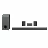 LG S80QR Soundbar TV 620W, 5.1.3 Canali con Subwoofer Wireless, Casse posteriori incluse, Meridian, Dolby Atmos, DTS:X, IMAX Enhanced, Bluetooth, Wi-Fi, Ottico, USB, HDMI in/out
