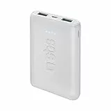 SBS Powerbank 5000 mAh Ultra Compact a Ricarica Rapida, Mini Batteria Esterna con Due Porte USB, Tascabile e Leggero per iPhone, Samsung, Xiaomi, Oppo, Huawei