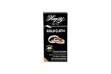 Hagerty Gold Cloth Panno detergente per oro 36x30cm I Panno per pulire gioielli in oro in cotone impregnato per una nuova lucentezza