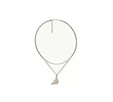 Emporio Armani Collana Per La Moda Femminile, Lunghezza: 400+50mm, Dimensioni Ciondolo: 15X29mm Collana In Acciaio Inossidabile Oro Rosa, EGS2953221