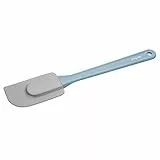 Fackelmann ZENKER Spatola Grande per Dolci in Silicone con Manico in PP Resistente Fino a 230° Linea Candy (Colore: Azzurro, Rosa), quantità: 1 Pezzo, Multicolore, 26,5 x 5 cm