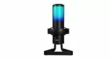 Newskill Apholos Pro, microfono a condensatore professionale per giochi e streaming, 4 pattern di ripresa, pulsanti a sfioramento, illuminazione RGB, connessione USB, nero