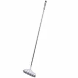 YYWW Spazzola per Fughe 2 in 1 Spazzola per La Pulizia del Bagno, Manico Lungo, Spazzolone, Spazzola per Pulizia a Forma di V Regolabile, per Pareti, Bagno, Cucina