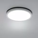 Yafido LED Plafoniera 18W Ultra magro UFO Pannello LED Rotondo Bianco Freddo 6500K 1620LM Lampada da Soffitto per Soggiorno Camera da letto Bagno Cucina Corridoio e Balcone Ø18cm