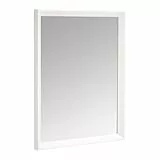 Amazon Basics Specchio da parete rettangolare da 40,6 x 50,8 cm, finitura a sbalzo, bianco