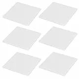 GGISUI 300pcs Foglietti Adesivi Trasparenti Sticky Notes Riutilizzabile Note adesive 75 * 75mm Impermeabile Foglietti Adesivi Trasparenti Blocchetti Adesivi Trasparenti per Ufficio Student Scuola