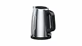 Braun PurShine - Bollitore elettrico, base girevole a 360°, indicatore del livello dell'acqua, stoccaggio del cavo, funzione di spegnimento automatico, capacità 1,7 l, WK1500BK, 2200 W, nero
