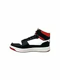 Kappa, Logo Basil Md, Scarpe da ginnastica, Unisex - Adulto, White Black Red, 40 EU