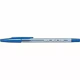PILOT BP-S-F, Penna a sfera con puntale in metallo 0.7mm, Blu, Confezione da 12 pezzi