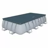 Telo Copertura Copri Piscina Rettangolare in PVC Pesante Rinforzato per Piscine rettangolari bestway Misura 732 x 366 x 132 Cm