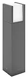 Philips Lighting Lampione LED Arbour, per Esterni, Basso, 6W, Luce Bianca Calda, Nero