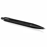 PARKER IM penna a sfera | Nero opaco con finiture nere | Punta media con ricarica di inchiostro blu | Confezione regalo