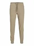 JACK & JONES Jpstwill Jjair Sweat Pants Noos Bex, Pantaloni sportivi, Crockery/Dettaglio: Melange, XS Uomo