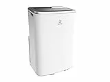 Electrolux Condizionatore Portatile EXP35U538CW, 12BTU/h, 796x493x420mm, Self Evaporative System, Display Premium, Filtro Antibatterico , Timer 24h, Bianco