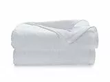 SLEEPZEN Set di 2 Pezzi Asciugamani 70x140cm in 100% Cotone Organico 500gr/m2 - Bianco - Certificato GOTS - 2 Telo da Doccia Grande - Ideale per Tutta la Famiglia, Super Assorbenti
