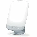 Beurer Tl 95 Lampada Sad Che Simula la Luce del Sole nei Mesi con Poca Luce, con Tecnologia LED Sunlike a Risparmio Energetico, Illuminazione di 14.000 Lux Senza Raggi UV