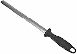 ZWILLING Acciaino con Rivestimento in Diamante, Forma Ovale, Lunghezza: 26 cm, Manico in Plastica Nera con Occhiello per Appendere