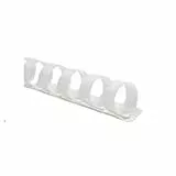 GBC Anelli Plastici CombBind, 10 mm, 65 Fogli di Capacità, A4, 21 Anelli, Bianco, Confezione da 100, 4028195