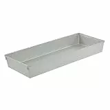 keeeper Organizer per cassetti, Ampliabile a piacere, Plastica resistente (PP), 38 x 15 x 5 cm, Pepe, Argento